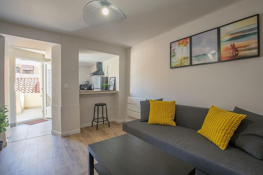 Endoume, Charmant T2 Au Calme, Terrasse, 13007 Marselha Exterior foto